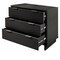 Manhattan Comfort Granville Dark Grey 5-Drawer Tall Dresser, 3-Drawer Standard Dresser and 6-Drawer Double Dresser GRAN035 - alternate 5